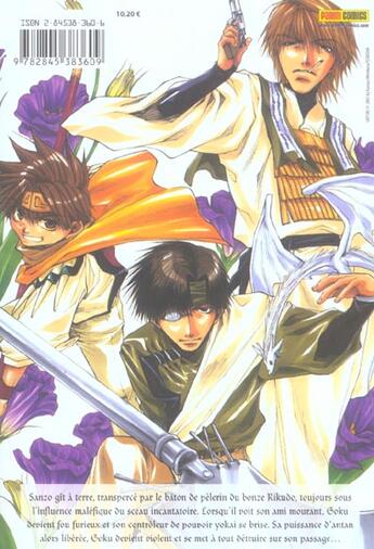 Couverture du livre « Saiyuki Tome 3 » de Minekura-K aux éditions Panini