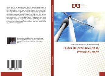 Couverture du livre « Outils de prévision de la vitesse du vent » de Bernard Andriamparany aux éditions Editions Universitaires Europeennes