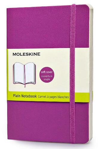 Couverture du livre « Carnet violet orchidée couverture souple poche pages blanches » de Moleskine aux éditions Moleskine Papet