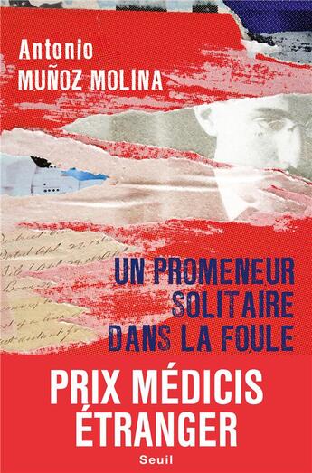 Couverture du livre « Un promeneur solitaire dans la foule » de Antonio Munoz-Molina aux éditions Seuil