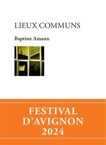 Couverture du livre « Lieux communs » de Baptiste Amann aux éditions Actes Sud Papiers