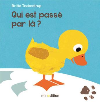 Couverture du livre « Qui est passé par là ? » de Britta Teckentrup aux éditions Mineditions