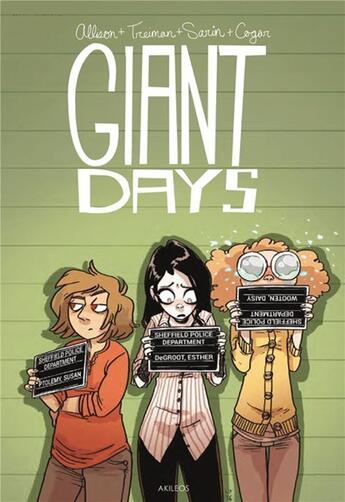 Couverture du livre « Giant days Tome 6 » de Allison/Sarin aux éditions Akileos