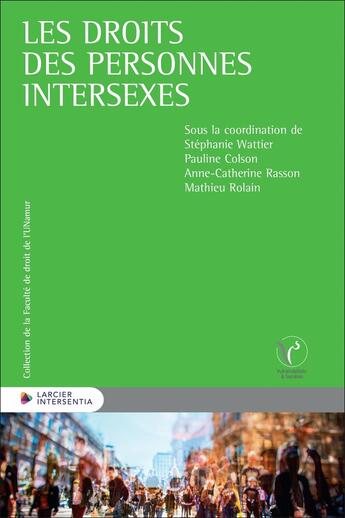 Couverture du livre « Les droits des personnes intersexes » de Pauline Colson aux éditions Larcier