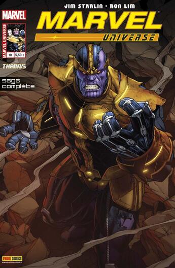 Couverture du livre « Marvel Universe n.2013/10 : Thanos : là-haut, un dieu écoute » de Marvel Universe aux éditions Panini Comics Mag