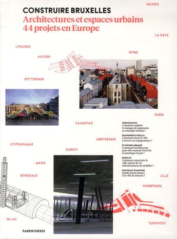 Couverture du livre « Construire Bruxelles » de  aux éditions Parentheses