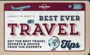 Couverture du livre « Best ever travel tips » de  aux éditions Lonely Planet France