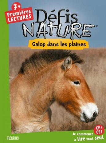 Couverture du livre « Galop dans les plaines » de Sophie De Mullenheim aux éditions Fleurus