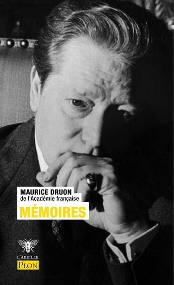 Couverture du livre « Mémoires » de Maurice Druon aux éditions Plon