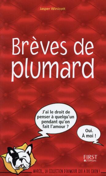 Couverture du livre « Brèves de plumard » de Jasper Winnicott aux éditions First