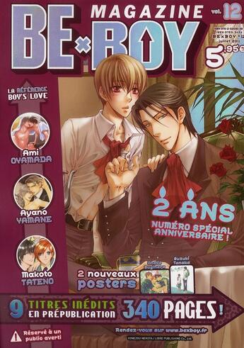 Couverture du livre « BE X BOY Tome 12 » de Be X Boy aux éditions Kaze