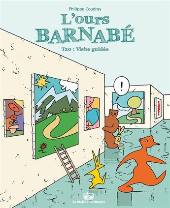 Couverture du livre « L'ours Barnabé T.20 ; visite guidée » de Philippe Coudray aux éditions La Boite A Bulles