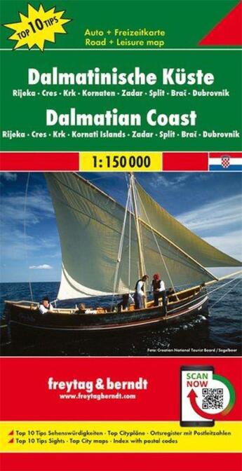 Couverture du livre « Dalmatian coast » de  aux éditions Freytag Und Berndt