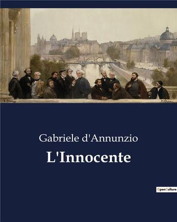 Couverture du livre « L'Innocente » de Gabriele D'Annunzio aux éditions Culturea