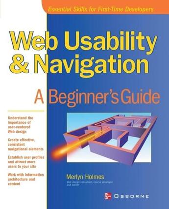 Couverture du livre « Web usability & navigation - a beginner's guide » de Holmes Merlyn aux éditions Mcgraw-hill Education