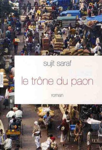 Couverture du livre « Le trône du paon » de Saraf-S aux éditions Grasset