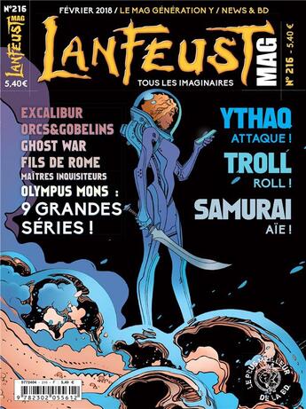 Couverture du livre « LANFEUST MAG N.216 » de Lanfeust Mag aux éditions Soleil Presse