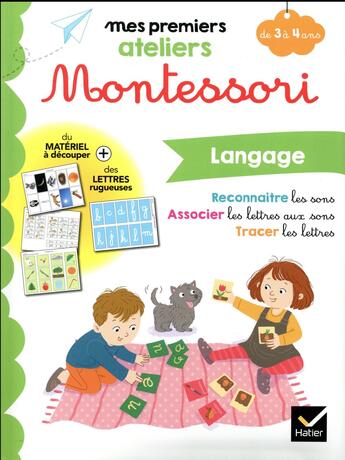 Couverture du livre « Langage 3-4 ans » de Sophie Tovagliari aux éditions Hatier