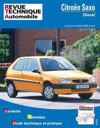 Couverture du livre « Citroen saxo diesel » de Etai aux éditions Etai