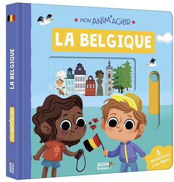 Couverture du livre « Mon anim'agier ; la Belgique » de Sofie Kenens aux éditions Philippe Auzou