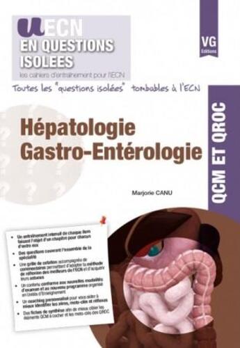 Couverture du livre « Hepatologie ; gatro-entérologie » de Marjorie Canu aux éditions Vernazobres Grego