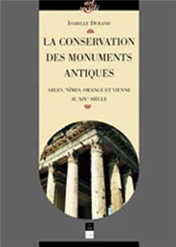 Couverture du livre « Conservation des monuments antiques » de  aux éditions Pu De Rennes