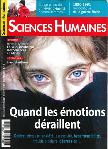 Couverture du livre « Sciences humaines n 320 - quand les emotions deraillent - novembre 2019 » de  aux éditions Sciences Humaines