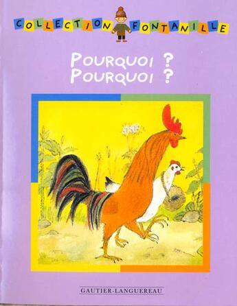 Couverture du livre « Pourquoi Pourquoi » de  aux éditions Gautier Languereau