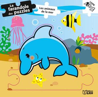 Couverture du livre « Farandole puzzles les anx mer » de  aux éditions Lito