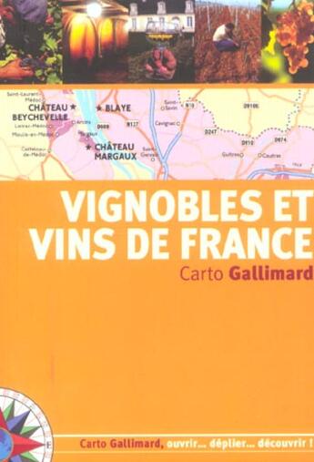 Couverture du livre « Vignobles et vins de france » de  aux éditions Gallimard-loisirs