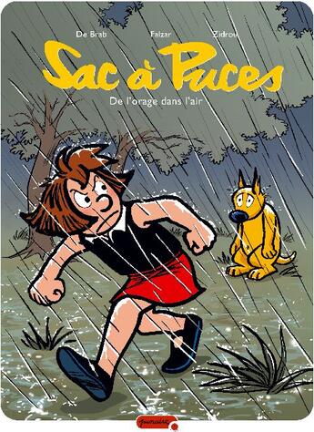 Couverture du livre « Sac à puces Tome 7 ; de l'orage dans l'air » de Falzar et Zidrou et De Brab aux éditions Dupuis