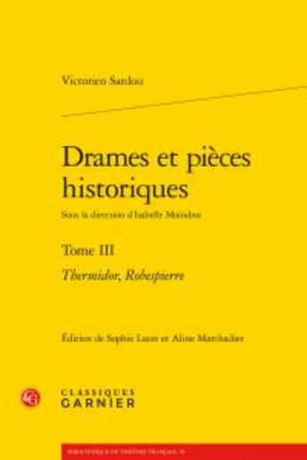 Couverture du livre « Drames et pièces historiques t.3 ; 