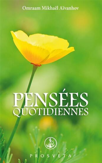 Couverture du livre « Pensées quotidiennes 2014 » de Omraam Mikhael Aivanhov aux éditions Prosveta