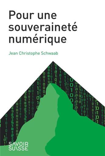 Couverture du livre « Pour une souveraineté numérique » de Jean Christophe Schwaab aux éditions Ppur