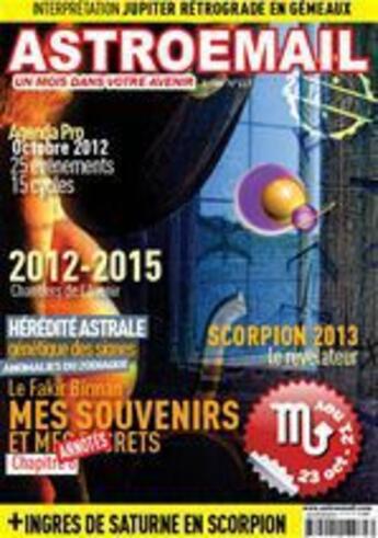 Couverture du livre « Astroemail t.117 ; octobre 2012 » de Claude Thebault aux éditions Astroemail