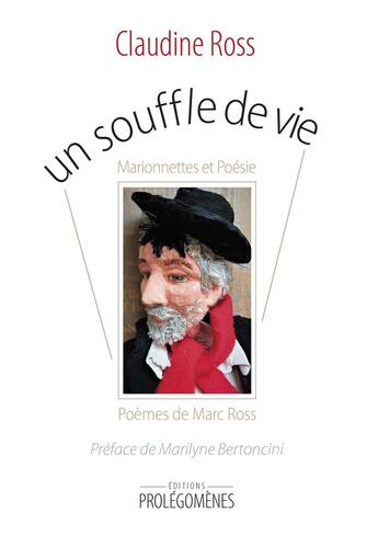 Couverture du livre « Un souffle de vie : marionnettes et poésie » de Claudine Ross aux éditions Prolegomenes