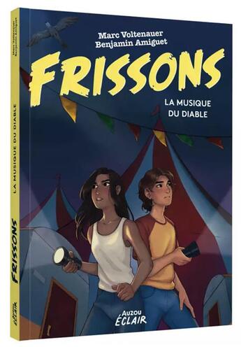 Couverture du livre « Frissons : la musique du diable » de Marc Voltenauer et Benjamin Amiguet aux éditions Auzou