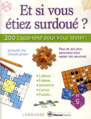 Couverture du livre « Et si vous étiez surdoué ? profitez de l'été pour tester votre QI » de P Carter et K Russell aux éditions Larousse