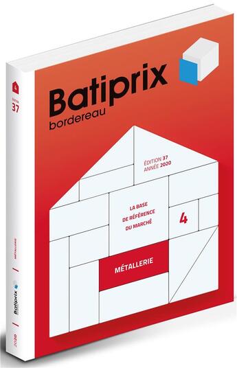 Couverture du livre « Volume 4 batiprix 2020 - la base reference du marche » de Groupe Moniteur aux éditions Groupe Moniteur