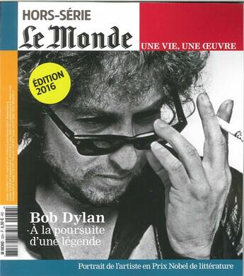 Couverture du livre « Le monde hs 32 une vie/oeuvre bob dylan novembre 2016 » de  aux éditions Le Monde Hors-serie