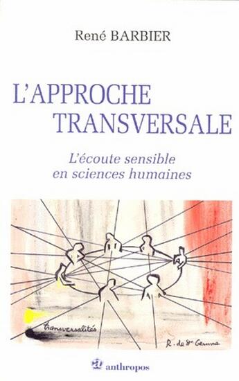 Couverture du livre « L'approche transversale ; l'écoute sensible en sciences humaines » de Barbier/Rene aux éditions Economica