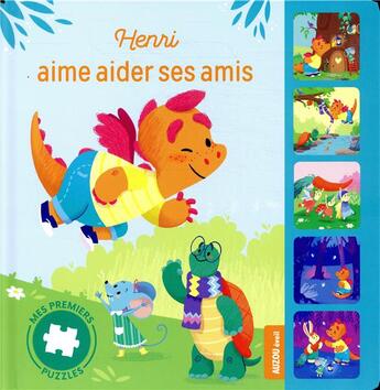 Couverture du livre « Henri aime aider ses amis » de Celine Claire/Marina aux éditions Philippe Auzou