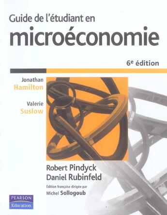 Couverture du livre « Guide de l'étudiant en microéconomie (6e édition) » de Hamilton/Suslow aux éditions Pearson