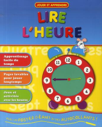 Couverture du livre « Lire l'heure » de  aux éditions Elcy Jeunesse