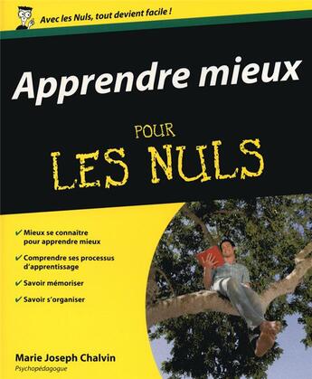 Couverture du livre « Apprendre mieux pour les nuls » de Marie-Joseph Chalvin aux éditions First