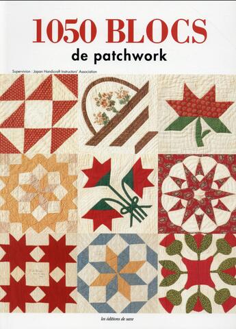 Couverture du livre « 1050 blocs de patchwork » de  aux éditions De Saxe