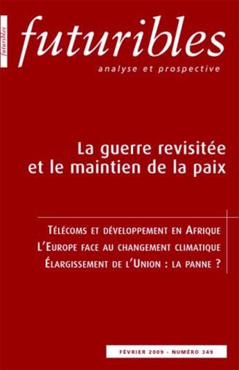 Couverture du livre « La guerre revisitée et le maintien de la paix » de Reinhardt/Schmeder aux éditions Futuribles