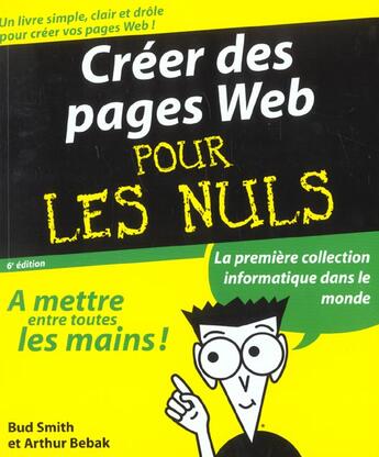 Couverture du livre « Creer Des Pages Web ; 6e Edition » de B Smith et A Bebak aux éditions First Interactive