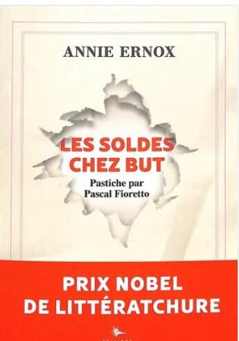 Couverture du livre « Les soldes chez but : pastiche pour Pascal Fioretto » de Pascal Fioretto et Annie Ernox aux éditions Herodios