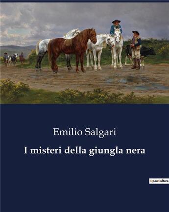 Couverture du livre « I misteri della giungla nera » de Emilio Salgari aux éditions Culturea